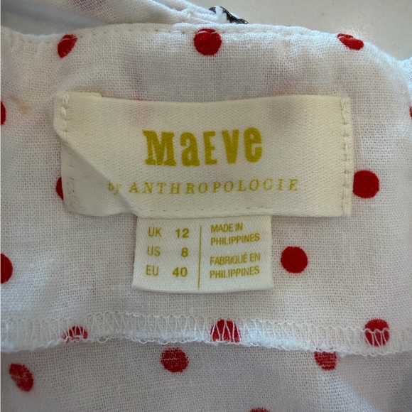 Anthropolgie Maeve Sophia Polka Dot Cami Top - Picture 10 of 10